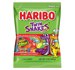 HARIBO TWIN SNAKES PEG BAG - Sweets and Geeks