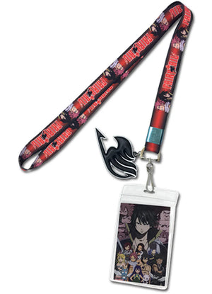 Fairy Tail - Natsu Dragneel And Zeref Lanyard - Sweets and Geeks