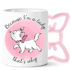 Disney Aristocat Marie 20oz Ceramic Mug with Sculpted Handle - Sweets and Geeks