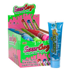 SOUR OOZE TUBE SQUEEZE POP 4 OZ - Sweets and Geeks