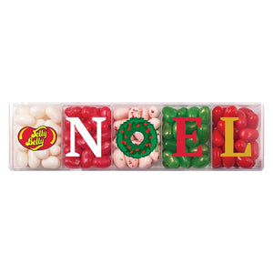 Jelly Belly 5-Flavor NOEL Clear Gift Box - 4 oz - Sweets and Geeks