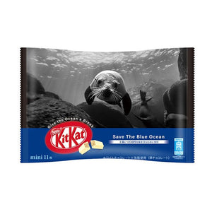 KIT KAT Save The Blue Ocean White Chocolate wafer 11pc - Sweets and Geeks
