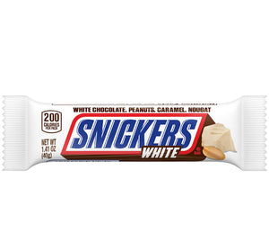Snickers White 1.41 OZ Candy Bar - Sweets and Geeks
