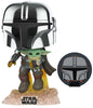 Funko POP! Star Wars: The Mandalorian - Mandolorian with Grogu #402 - Sweets and Geeks