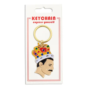 Freddie Mercury Keychain - Sweets and Geeks