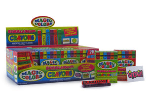 MAGIC COLORS BUBBLE GUM CRAYONS - Sweets and Geeks