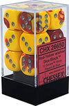 Chessex Gemini 16mm D6 Dice Block (12 Dice) - Sweets and Geeks