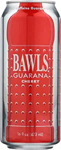 BAWLS GUARANA SODA CAN - CHERRY SODA - Sweets and Geeks