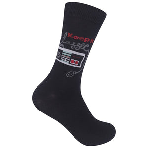 Keeping it Classic NES Crew Socks - Sweets and Geeks
