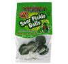 ALAMO CANDY PEG BAG SOUR PICKLE BALLS - Sweets and Geeks