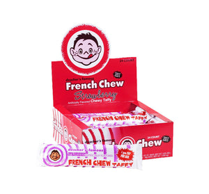 Doscher's Famous French Chew Taffy: Strawberry Flavored 1.62 OZ - Sweets and Geeks