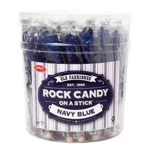 Espeez Navy Blueberry Rock Candy - Sweets and Geeks