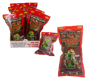 ALAMO CANDY BIG TEX DILL PICKLE IN CHAMOY - Sweets and Geeks