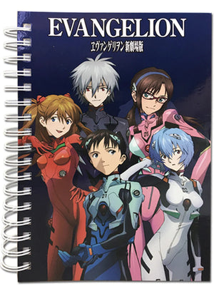 Evangelion New Movie - Group Notebook - Sweets and Geeks