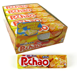 Puchao Chewy Gummy Candy: Mango 1.76 OZ - Sweets and Geeks