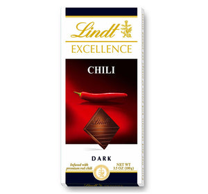 LINDT EXCELLENCE BAR DARK CHILI - Sweets and Geeks