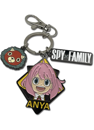 Spy X Family - Anya Forger Three Charm Keychain - Sweets and Geeks