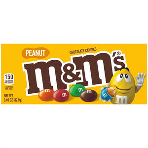 M&M Peanut Theater Box 3.1 oz - Sweets and Geeks