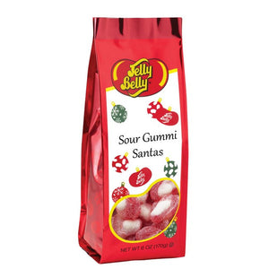 Sour Gummi Santas - 6 oz Gift Bag - Sweets and Geeks
