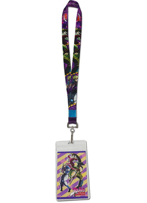 Jojo S1 - Group Square Pattern Lanyard - Sweets and Geeks