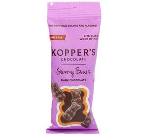 KOPPERS GRAB & GO - GUMMY BEARS DARK CHOCOLATE - Sweets and Geeks