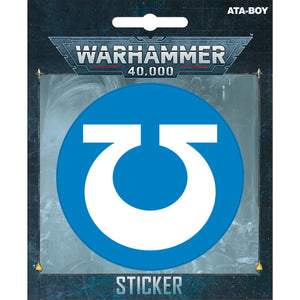 Warhammer 40K Ultramarines Icon Sticker - Sweets and Geeks