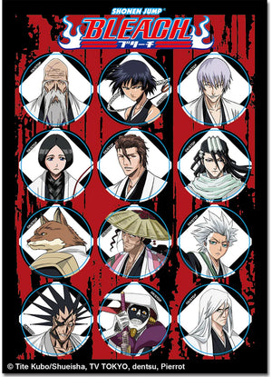 Bleach - Shinigami Captains Sticker Set - Sweets and Geeks