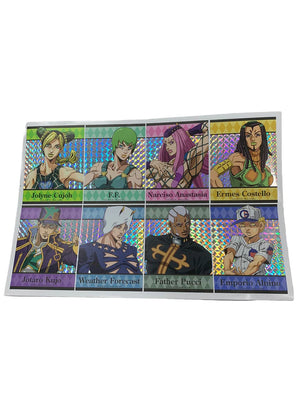 Jojo S5 Stone Ocean - Character Group Holographic Sticker Set - Sweets and Geeks