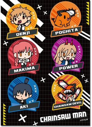 Chainsaw Man - SD Group Sticker Set - Sweets and Geeks