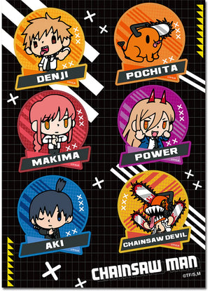 Chainsaw Man - SD Group Sticker Set - Sweets and Geeks