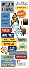 Star Trek Spock Quotable Notables - Sweets and Geeks