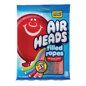 AIRHEADS FILLED ROPES 5 OZ PEG BAG - Sweets and Geeks