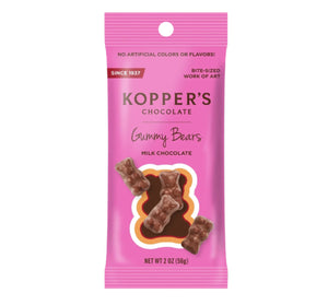 KOPPERS GRAB & GO - GUMMY BEARS MILK CHOCOLATE - Sweets and Geeks