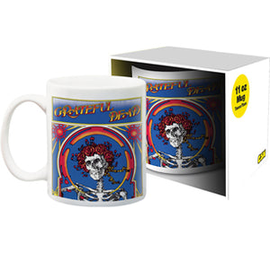 Grateful Dead Skeleton and Roses 11 Ounce Ceramic Mug - Sweets and Geeks