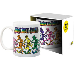 Grateful Dead Dancing Skeletons 11 Ounce Ceramic Mug - Sweets and Geeks