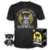 Funko POP! Heroes: Batman 80th Anniversary - Batman First Appearance (Sun Faded) and Batman First Appearance Tee - Sweets and Geeks