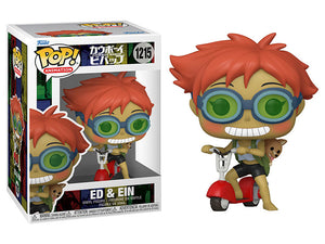 Funko Pop! Animation: Cowboy Bebop - Ed and Ein on Scooter #1215 - Sweets and Geeks