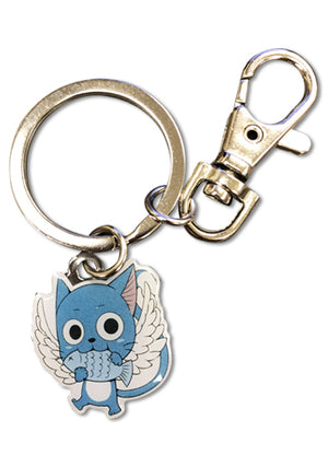 FAIRY TAIL - SD HAPPY SET 2 METAL KEYCHAIN - Sweets and Geeks