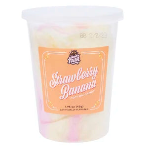County Fair Original Cotton Candy- Strawberry Banana - Sweets and Geeks