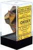 Lustrous Polyhedral Dice Block (7 Dice) - Sweets and Geeks