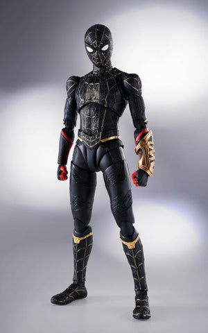 Spider-Man: No Way Home S.H.Figuarts Spider-Man (Black & Gold Suit) - Sweets and Geeks