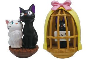 Jiji & Lily Tilting Figure"Kiki's Delivery Service" Ensky - Sweets and Geeks