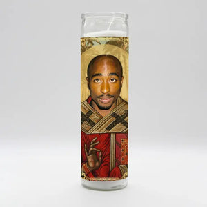 Tupac Shakur Candle - Sweets and Geeks