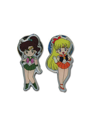 Sailor Moon - SD Venus & Jupiter Pin Set 1" - Sweets and Geeks
