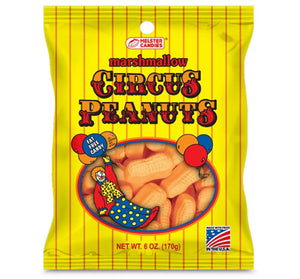 Circus Peanuts 6oz Peg Bag - Sweets and Geeks