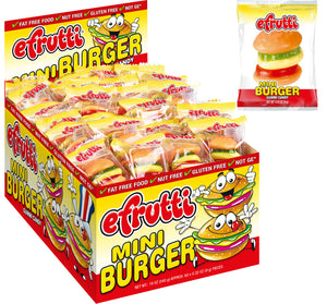 Efrutti Gummi Mini Burger - Sweets and Geeks