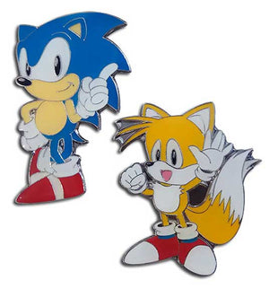 Sonic The Hedgehog - Sonic and Tails Pin Set - Sweets and Geeks