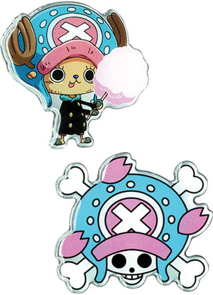 One Piece - Chopper & Chopper Skull Pins - Sweets and Geeks
