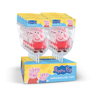 Peppa Pig Marshmallow Pops 1.05oz - Sweets and Geeks