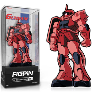 Mobile Suit Gundam MS-065 Char's Zaku II FiGPiN Classic 3-Inch Enamel Pin - Sweets and Geeks